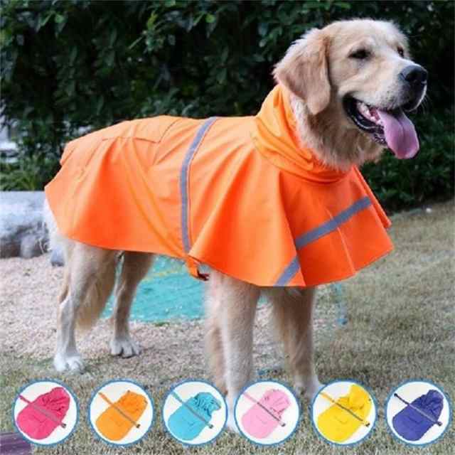 ペット レインコート 犬用 雨具 防水 ポンチョ 小型犬 中型犬 大型犬 梅雨 散歩 雨具 ペットウェア かわいい 雨天対策 ポケット反射テー