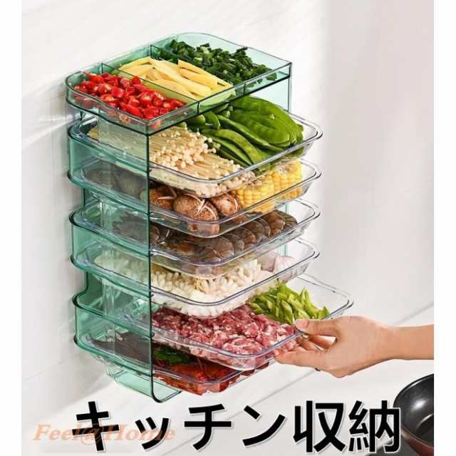 【商品説明】高品質のPET素材でできており.耐久性があり.頑丈で丈夫です。多層設計で.調理時に様々な調理皿を簡単に配置できます。引き出しデザインのオーガナイザートレイは.お皿を手に取りやすく.整然とし