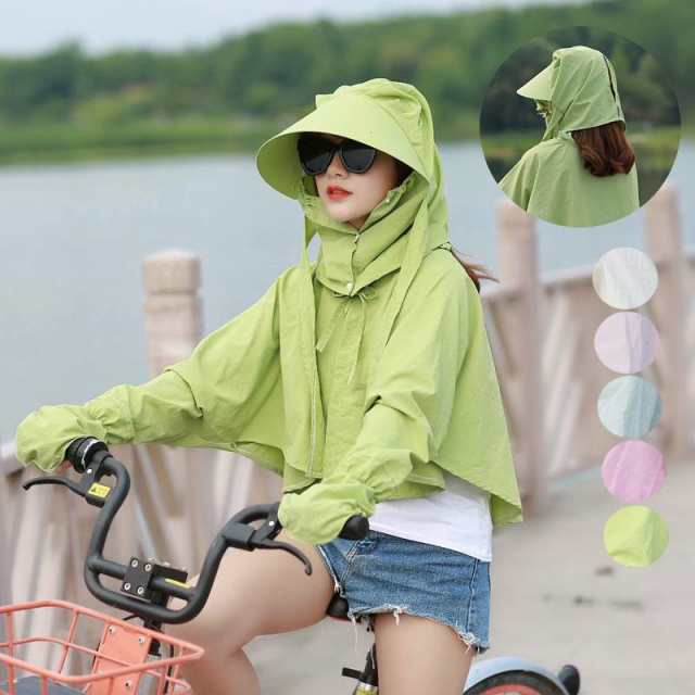 uvカット帽子 100% 接触冷感 UV帽子 自転車 2WAY 100％完全遮光 uvカット 帽子 接触冷感 熱中症対策 蚊 防虫 日よけ 帽子 UPF50 紫外線防止 日焼け防止 つば広 UVケア 