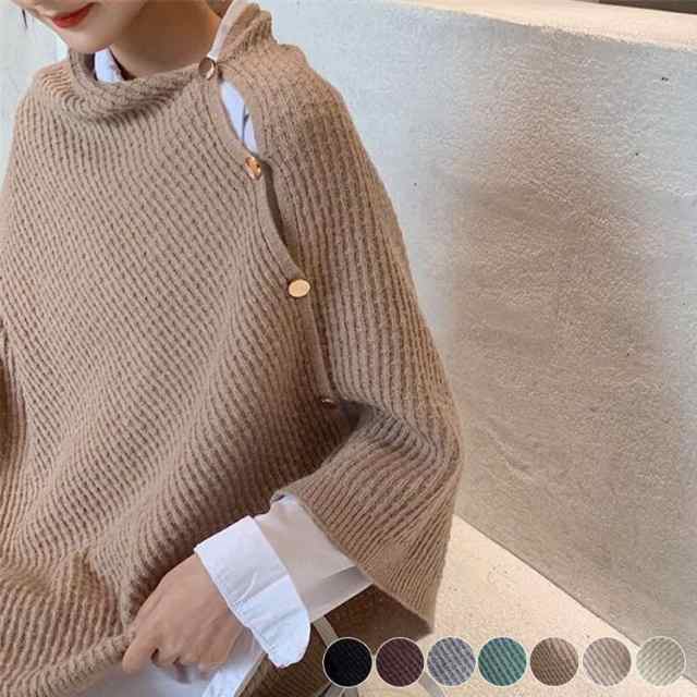 【商品番号】3482韓国デザインの色んなバリエーションで使えるオシャレ便利なストールです。上品な金ボタンがついた大判のストール。ボタンで形を変えて2スタイルでお使いいただけます。ボタンはアクセントの飾
