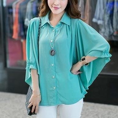 シャツ ブラウス レディース 40代 50代 きれいめ 春 夏 秋 春夏 フォーマル オフィス おしゃれ 春コーデ 春物 春服 夏物 夏服 服装 無地 襟付き 七分袖 ドルマンスリーブ フレアスリーブ